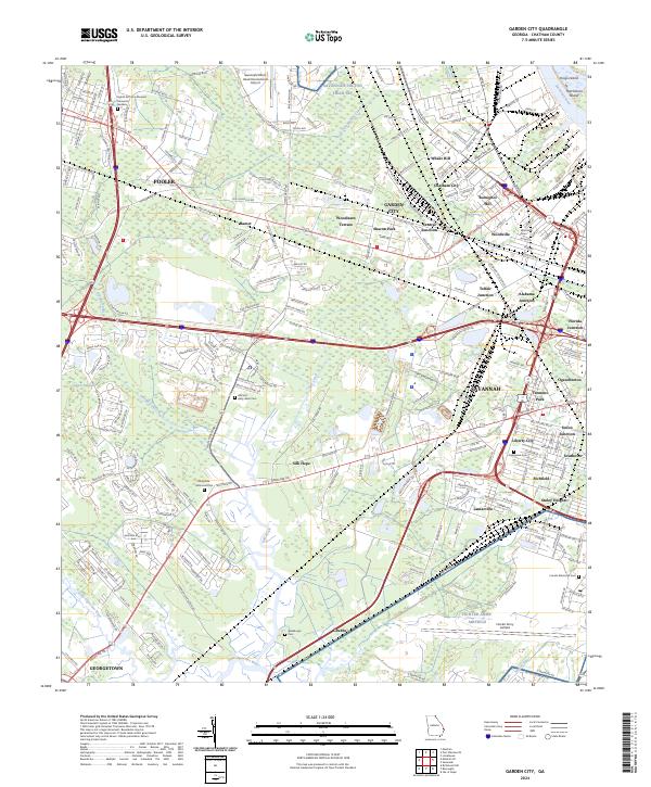 USGS Topographic Map – Garden City