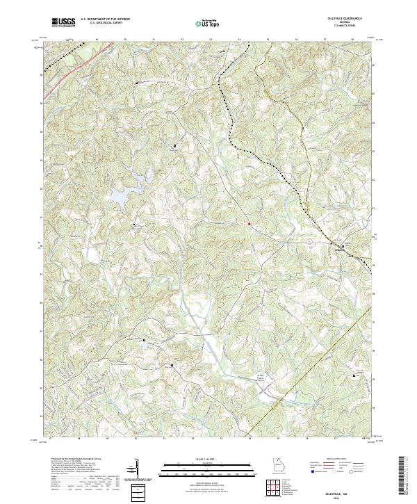USGS Topographic Map – Gillsville