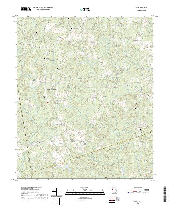 USGS Topographic Map – Glenn