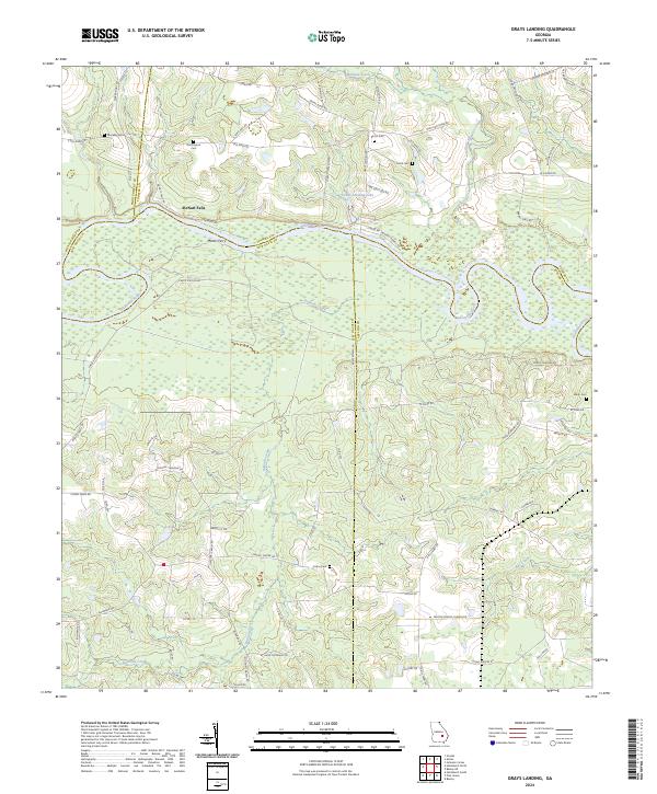 USGS Topographic Map – Grays Landing