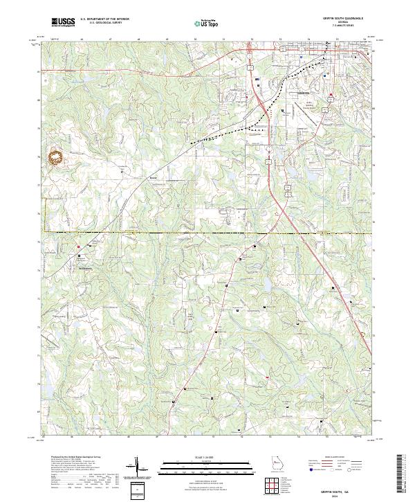 USGS Topographic Map – Griffin South