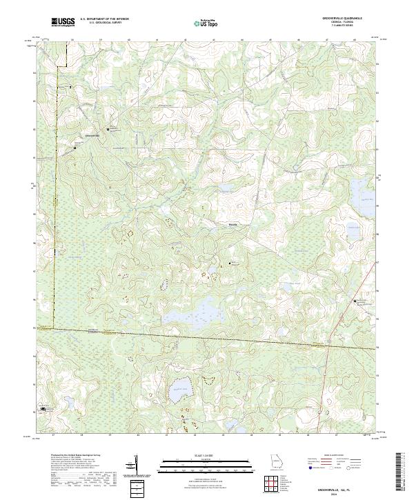 USGS Topographic Map – Grooverville