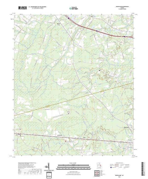 USGS Topographic Map – Groveland