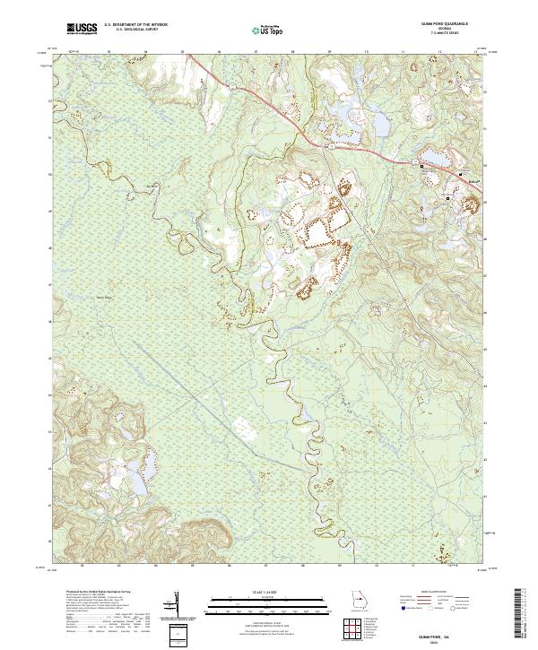 USGS Topographic Map – Gumm Pond
