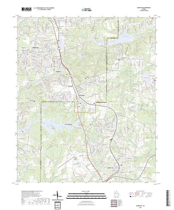 USGS Topographic Map – Hampton