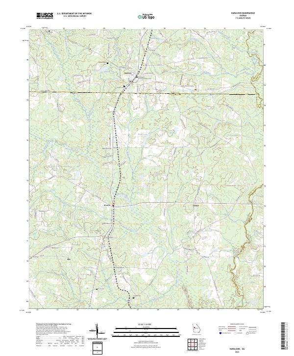 USGS Topographic Map – Haralson