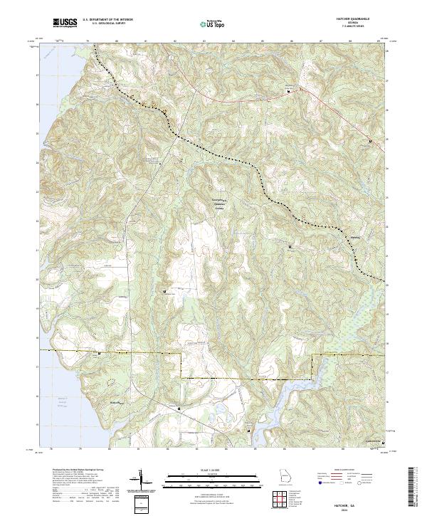 USGS Topographic Map – Hatcher