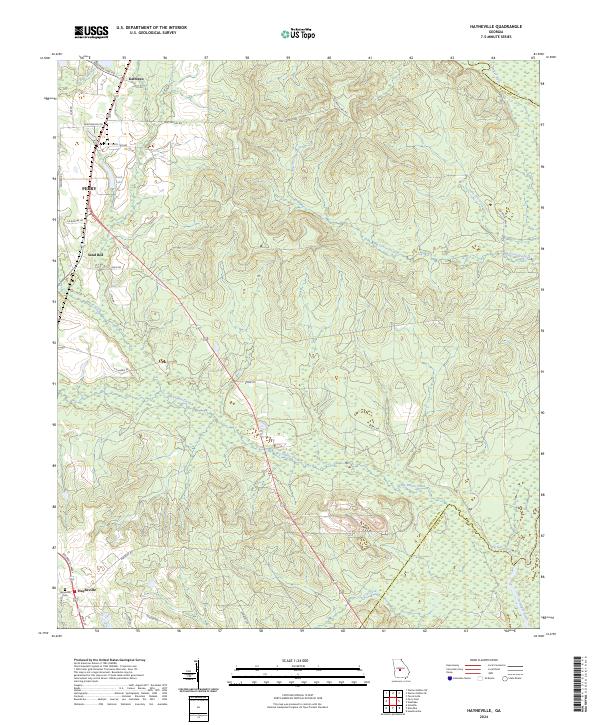 USGS Topographic Map – Hayneville