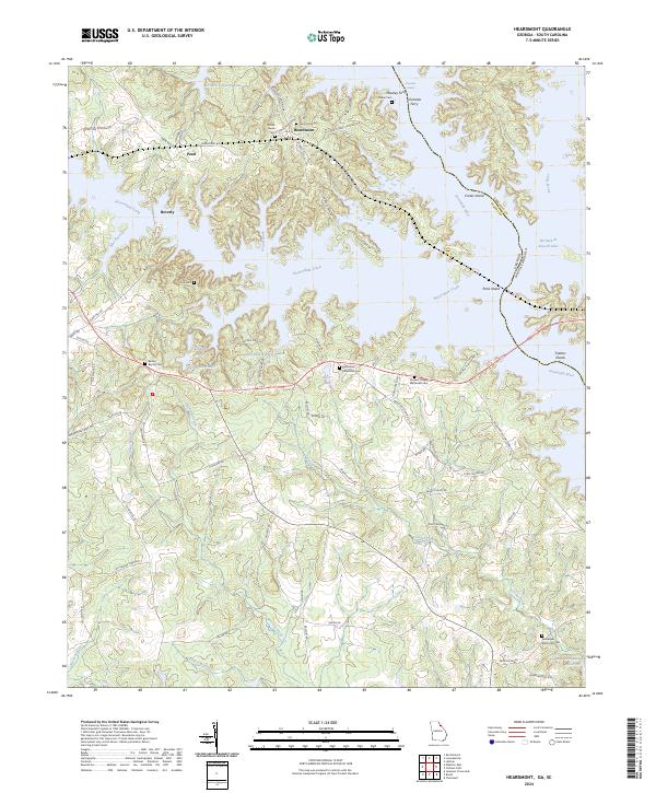 USGS Topographic Map – Heardmont