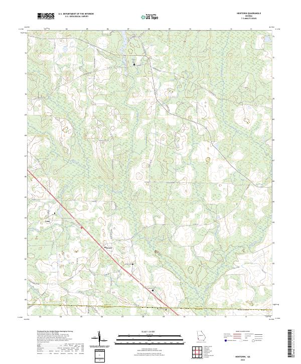 USGS Topographic Map – Hentown