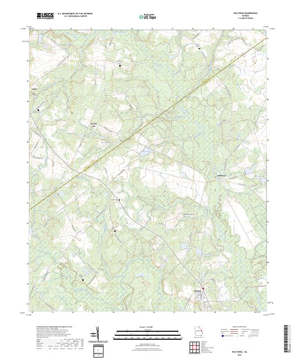 USGS Topographic Map – Hilltonia
