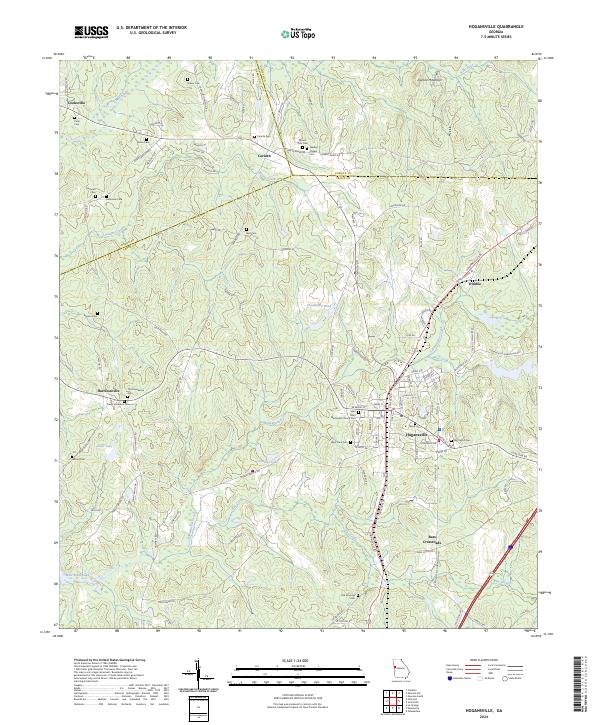 USGS Topographic Map – Hogansville