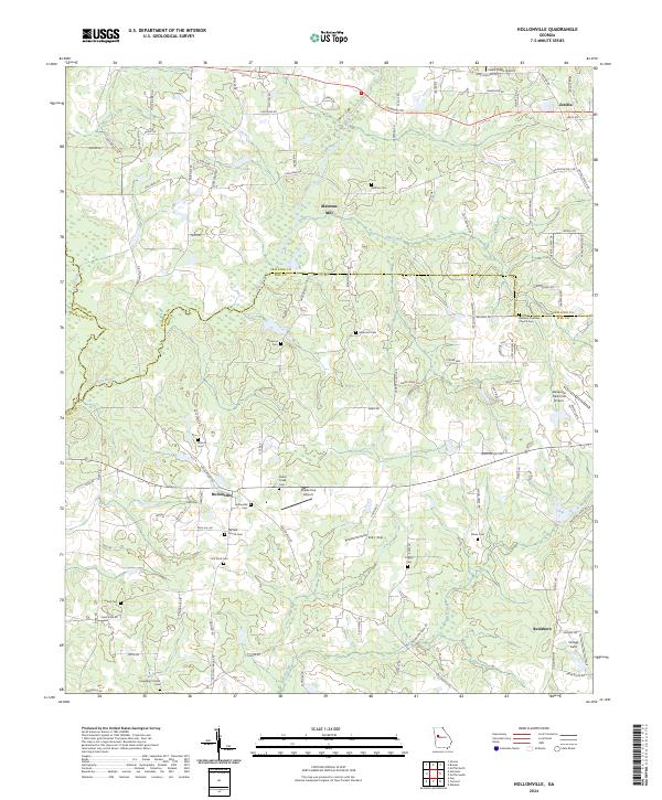 USGS Topographic Map – Hollonville