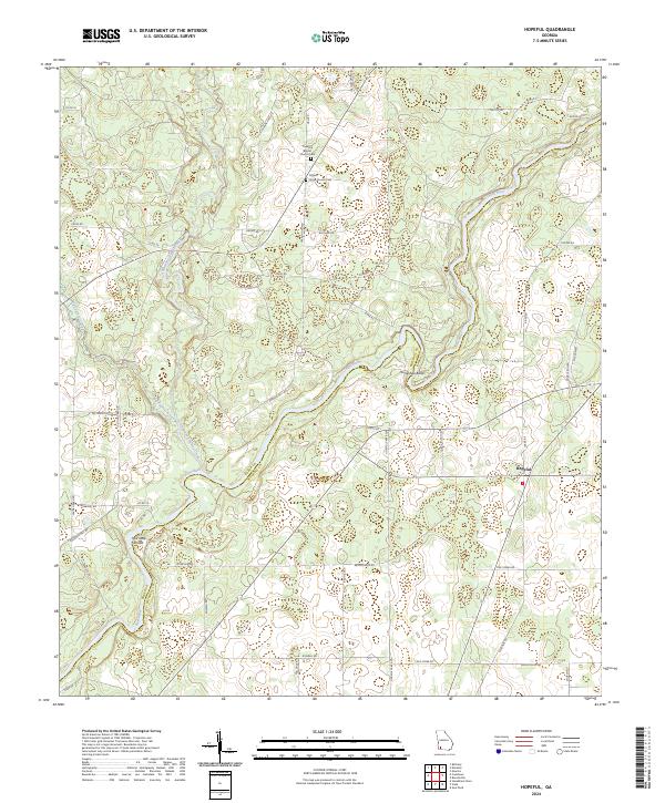 USGS Topographic Map – Hopeful