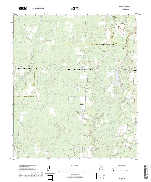 USGS Topographic Map – Howell