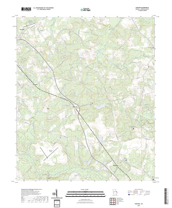USGS Topographic Map – Hunters
