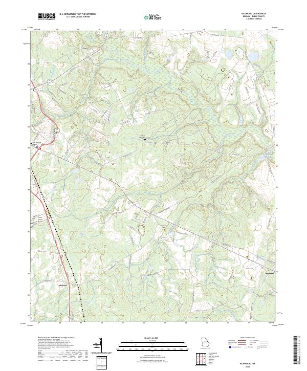 USGS Topographic Map – Idlewood