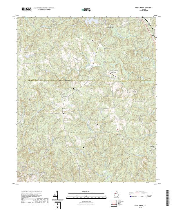 USGS Topographic Map – Indian Springs