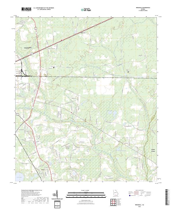 USGS Topographic Map – Indianola