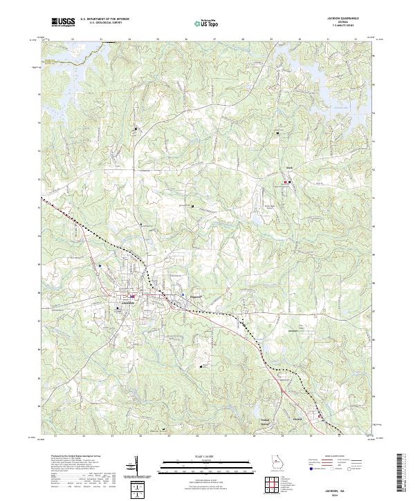 USGS Topographic Map – Jackson