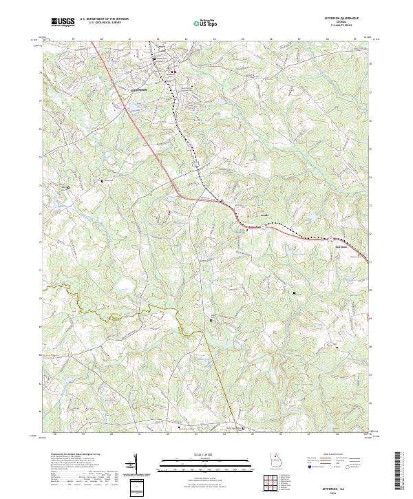 USGS Topographic Map – Jefferson