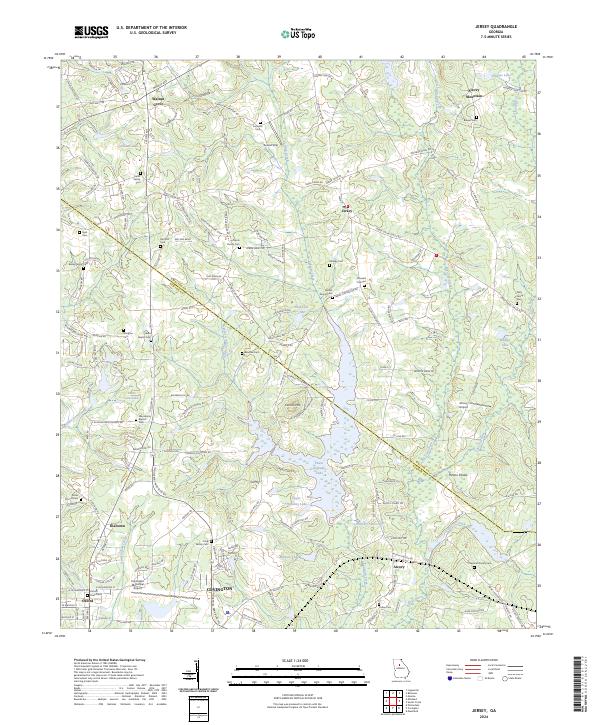 USGS Topographic Map – Jersey
