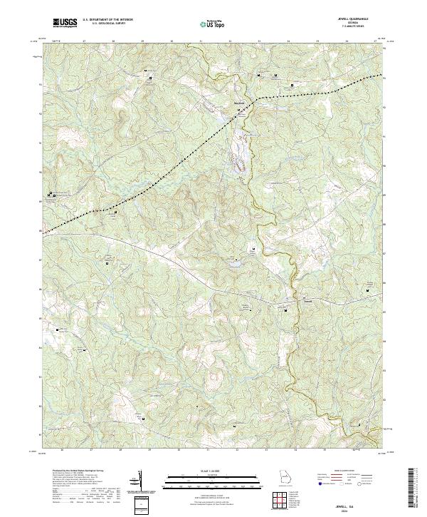 USGS Topographic Map – Jewell