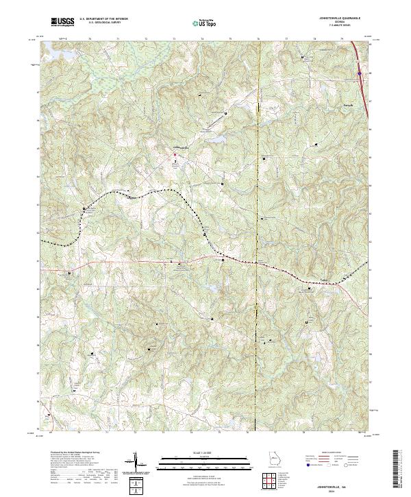 USGS Topographic Map – Johnstonville