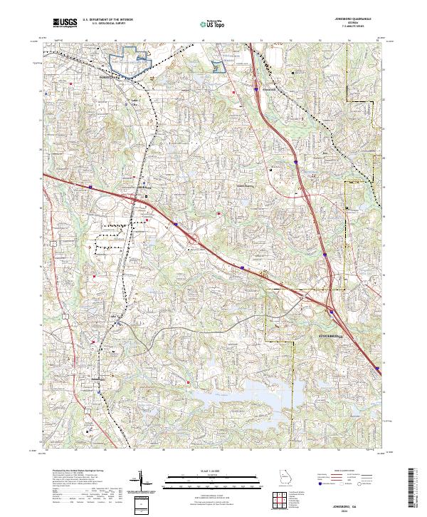 USGS Topographic Map – Jonesboro