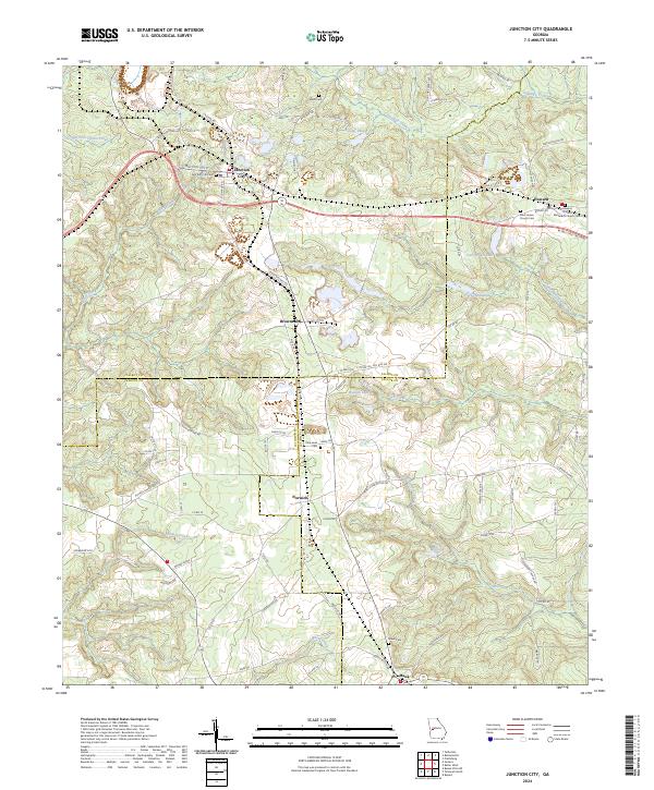 USGS Topographic Map – Junction City