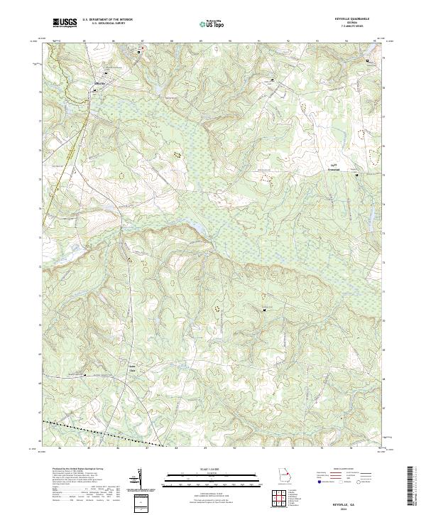 USGS Topographic Map – Keysville