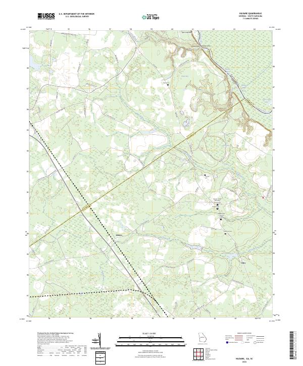 USGS Topographic Map – Kildare