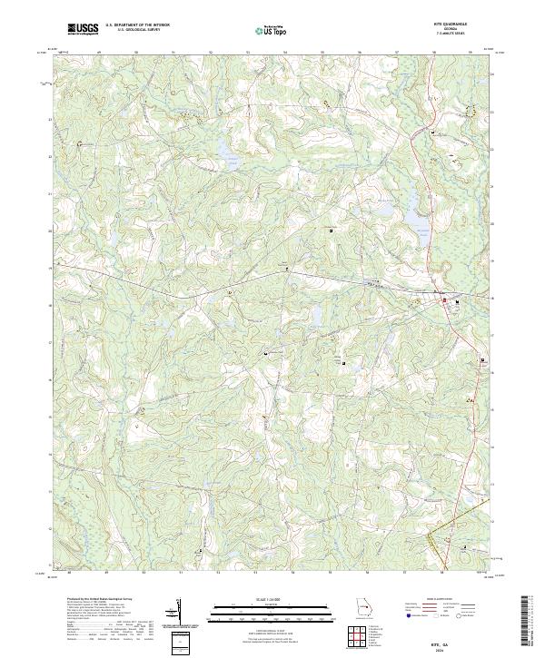 USGS Topographic Map – Kite