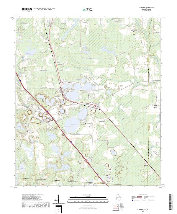 USGS Topographic Map – Lake Park