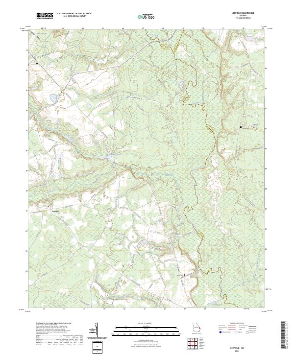 USGS Topographic Map – Leefield