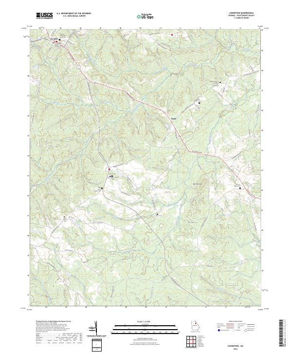 USGS Topographic Map – Lexington