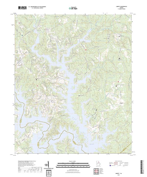 USGS Topographic Map – Liberty
