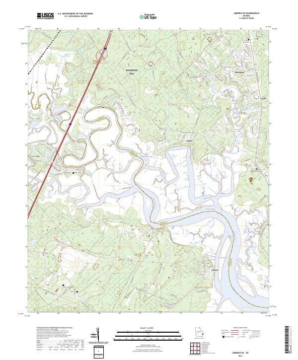 USGS Topographic Map – Limerick SE