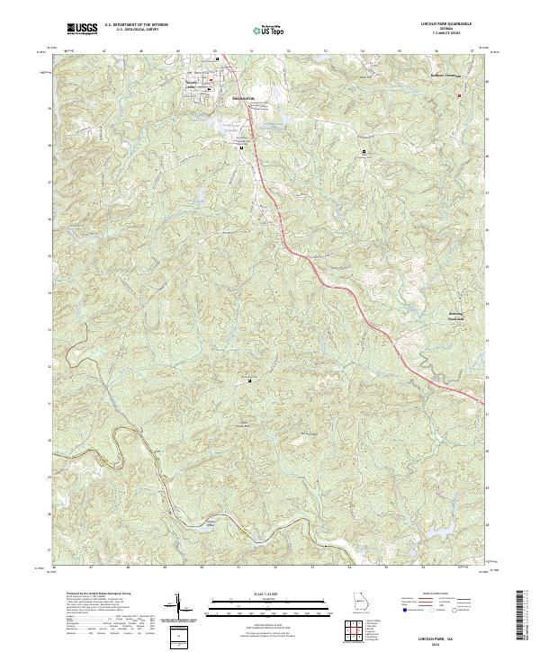 USGS Topographic Map – Lincoln Park