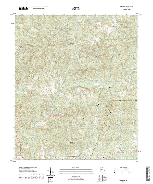 USGS Topographic Map – Logtown