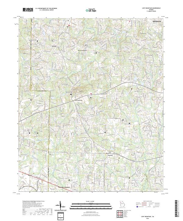USGS Topographic Map – Lost Mountain