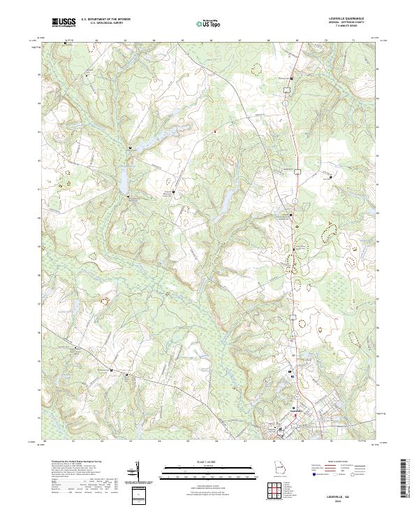 USGS Topographic Map – Louisville