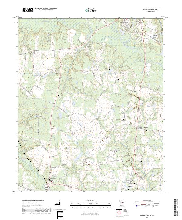 USGS Topographic Map – Louisville South