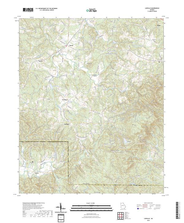 USGS Topographic Map – Ludville