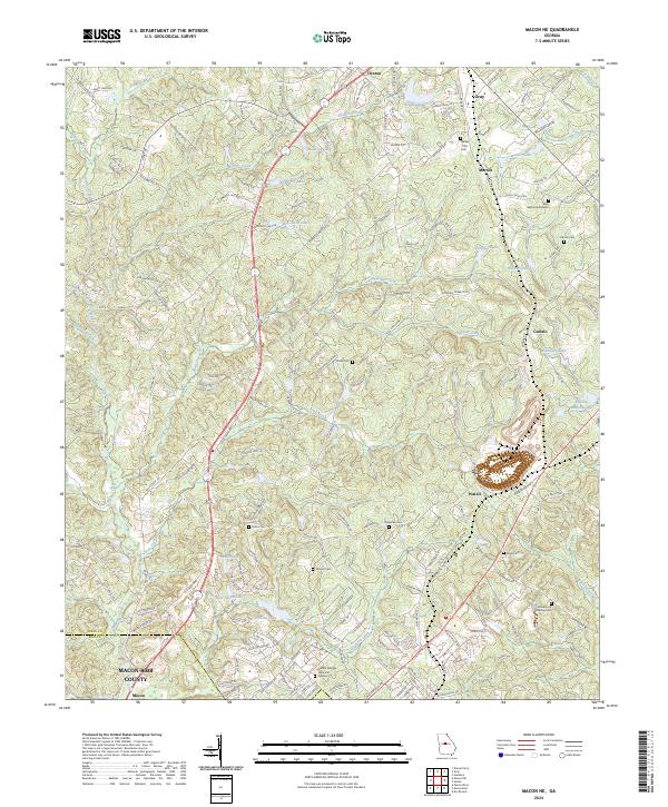 USGS Topographic Map – Macon NE