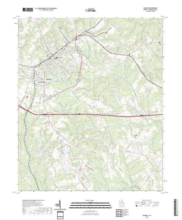 USGS Topographic Map – Madison