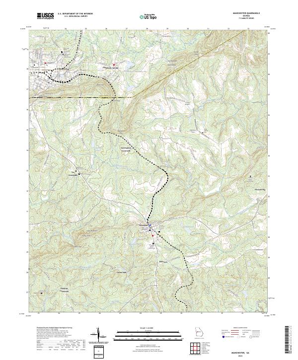 USGS Topographic Map – Manchester