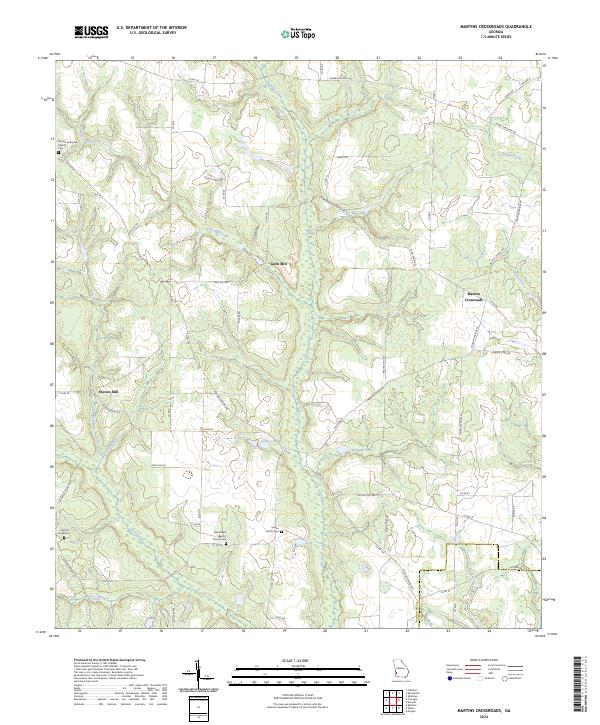 USGS Topographic Map – Martins Crossroads