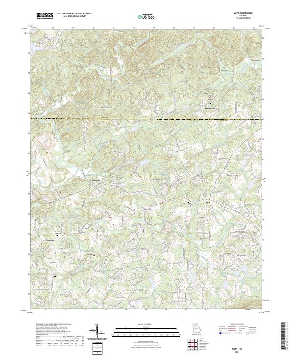 USGS Topographic Map – Matt