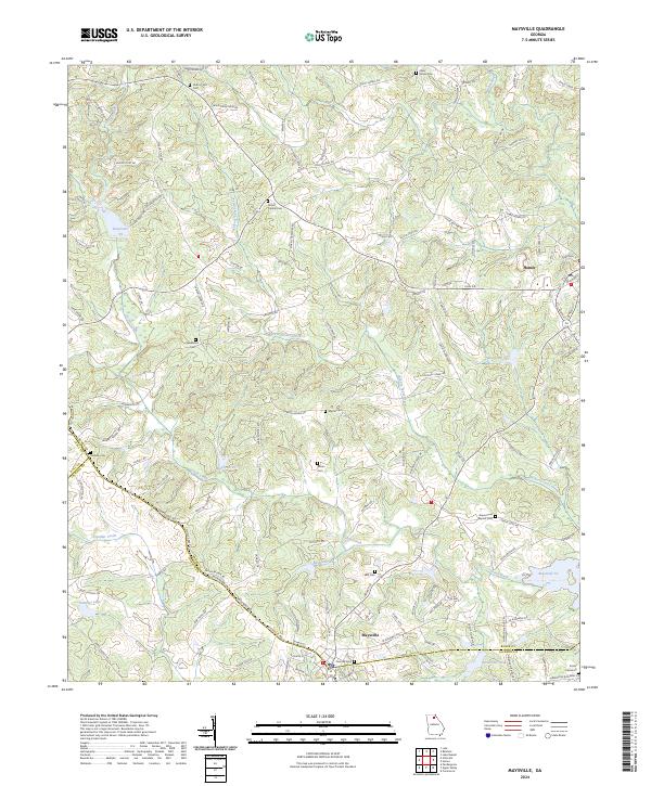 USGS Topographic Map – Maysville
